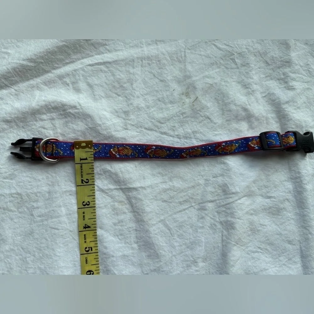 Lupine Pet Dog Collar Santa Hat Microbatch Collar -  3/4 Inch‎ width NWOT
